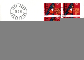 CH FDC 0919 (Viererblock) 1970 02 001 ●